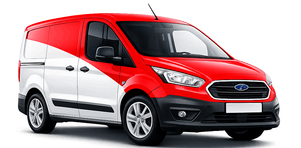 Small courier van for local same day deliveries in Oxford